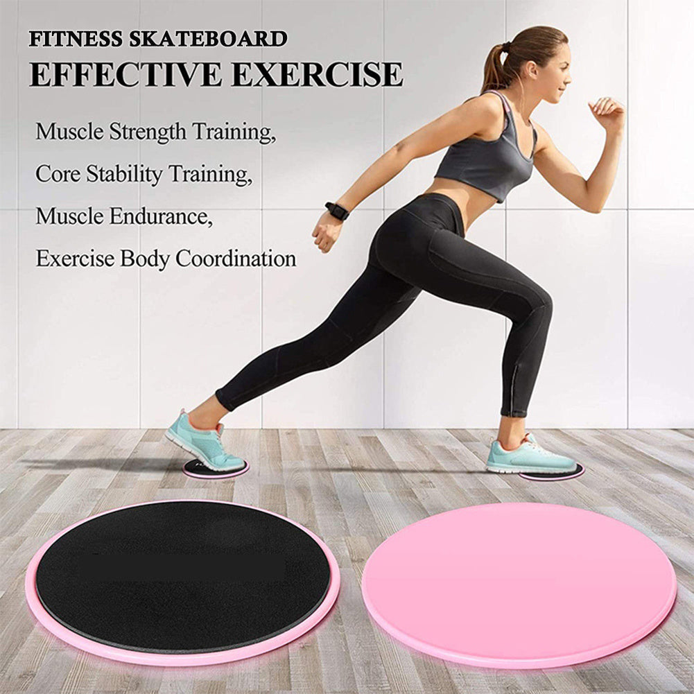 1 Pair Abdominal Core Training Plate Sports Sliding Disc